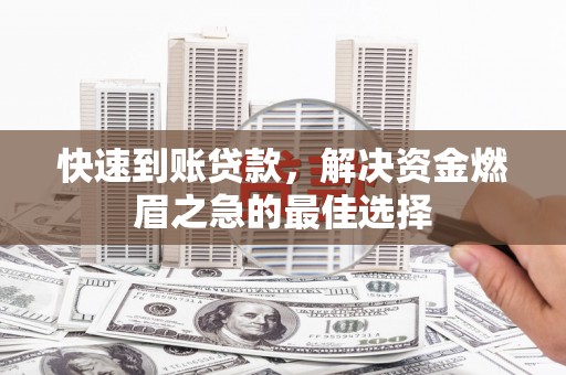 盐埔快速到账贷款，解决资金燃眉之急的最佳选择