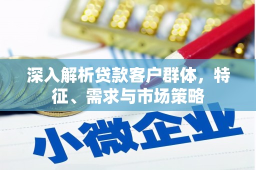 盐埔深入解析贷款客户群体，特征、需求与市场策略