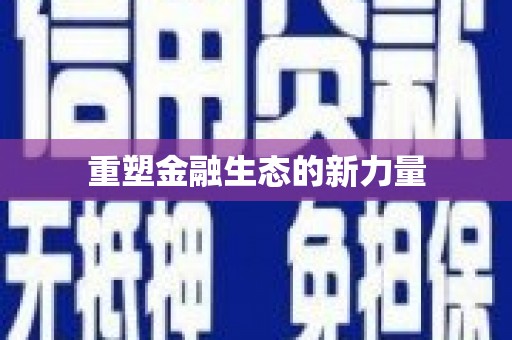 盐埔重塑金融生态的新力量