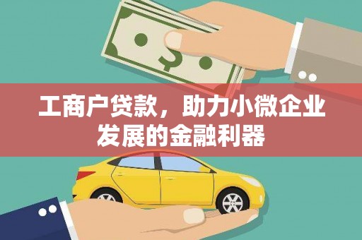 盐埔工商户贷款，助力小微企业发展的金融利器