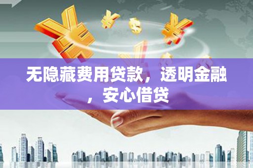 盐埔无隐藏费用贷款，透明金融，安心借贷