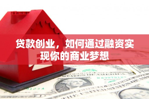 盐埔贷款创业，如何通过融资实现你的商业梦想