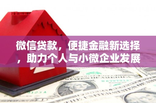 盐埔微信贷款，便捷金融新选择，助力个人与小微企业发展