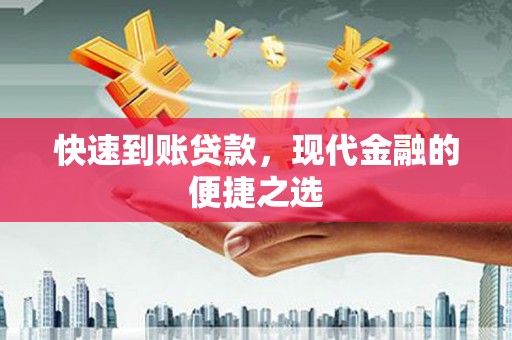 盐埔快速到账贷款，现代金融的便捷之选