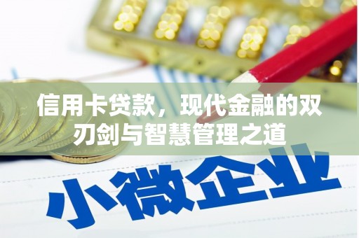 盐埔信用卡贷款，现代金融的双刃剑与智慧管理之道
