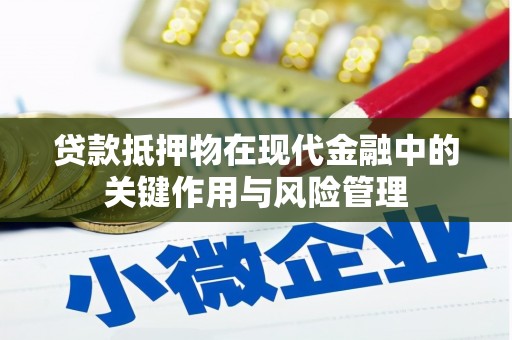 盐埔贷款抵押物在现代金融中的关键作用与风险管理