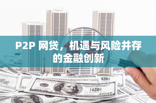 盐埔P2P 网贷，机遇与风险并存的金融创新
