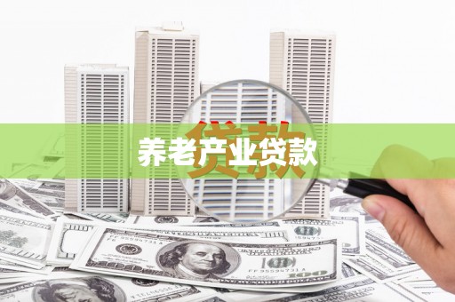 盐埔养老产业贷款