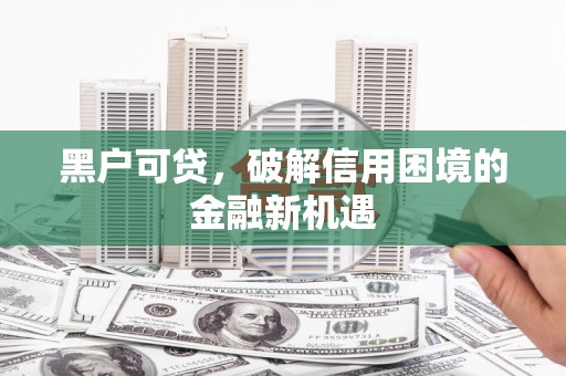 盐埔黑户可贷，破解信用困境的金融新机遇