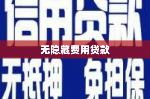 盐埔无隐藏费用贷款