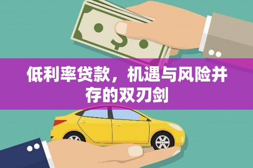 盐埔低利率贷款，机遇与风险并存的双刃剑