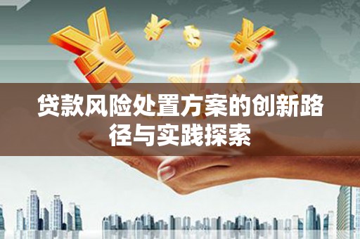 盐埔贷款风险处置方案的创新路径与实践探索