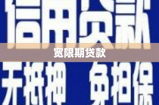 盐埔宽限期贷款