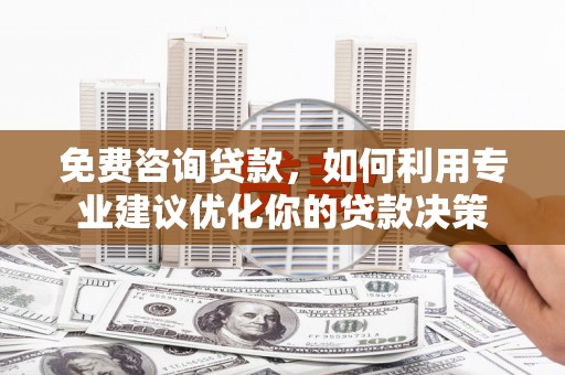 盐埔免费咨询贷款，如何利用专业建议优化你的贷款决策