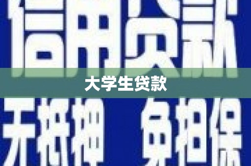 盐埔大学生贷款