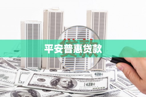 盐埔平安普惠贷款